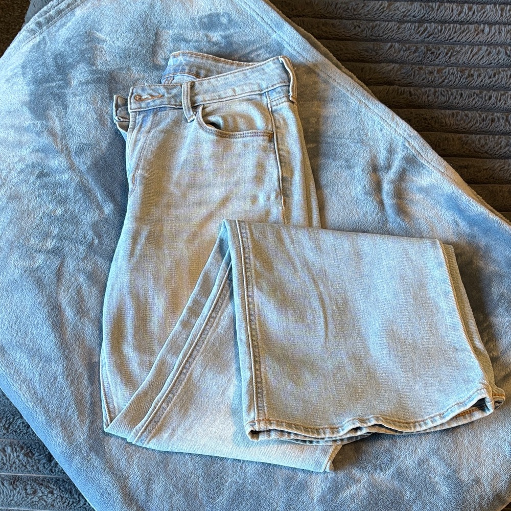Old Navy Women's Light Blue Flare Jeans